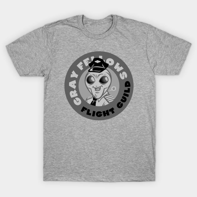 Gray Fellows Flight Guild T-Shirt by GiMETZCO!